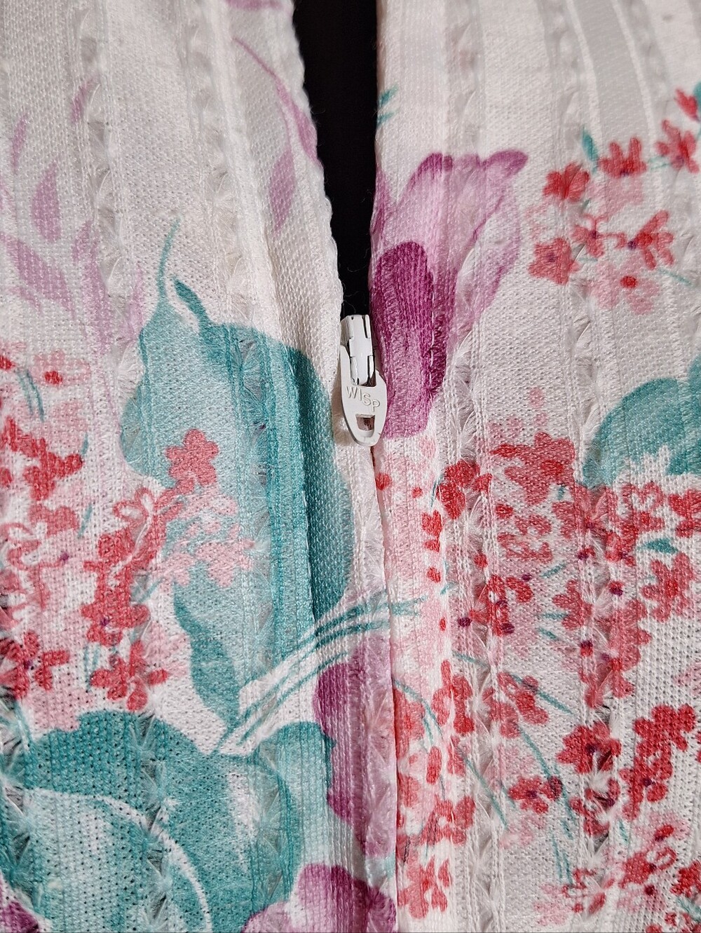 Vintage 70s Floral House Dress L/XL Semi Sheer Grannycore Cottagecore Muumuu - Picture 5 of 8